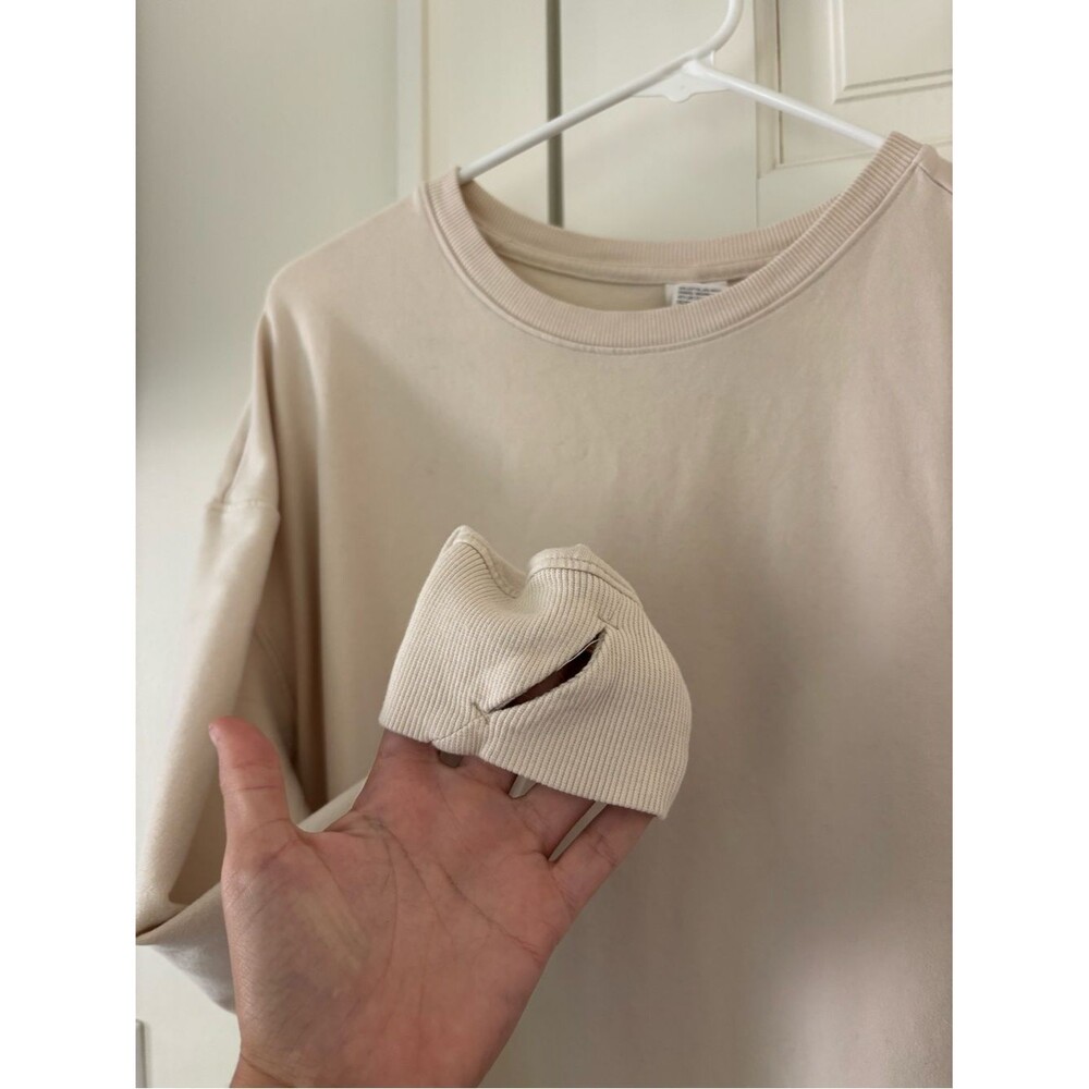 all in motion Beige Modal Athletic Sweater - Picture 3 of 6
